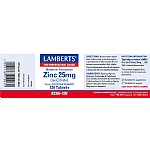 Zinc 25mg (as Citrate)