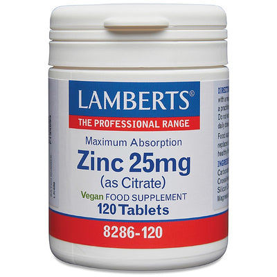 Zinc 25mg (as Citrate)