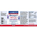 Omega 3 for Kids - Berry Bursts (DHA, EPA + Vitamins A, C, D & E)