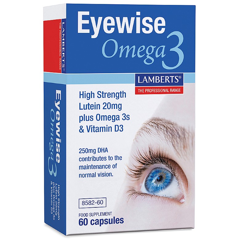 Eyewise Omega 3 - High Strength Lutein, Omega 3 & Vitamin D3